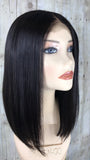 10k Golden Straight Bob Lace Front Wig